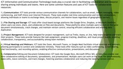 Essential ICT Tools for Collaboration | PDF | Educational Technology ...