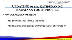 Kk Profiling KK Profiling Guidelines and Objectives | PDF | Government