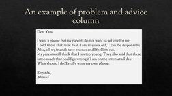 How to Write an Advice Column | PDF