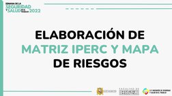 Matriz IPERC y Mapa de Riesgos Laborales | PDF | Riesgo | Seguridad y ...