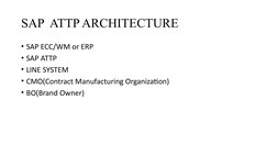 SAP ATTP Architecture Overview | PDF | Enterprise Resource Planning ...