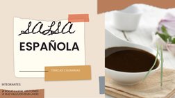 SALSA
ESPAÑOLA
TENICAS CULINARIAS
INTEGRANTES:
➢ROCIO CASTREJON TORRES
➢RUIZ VALLEJOS KEVIN JHOEL
