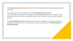 SAP Datasphere Data Builder Guide | PDF | Data | Software