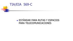 Norma TIA/EIA 569-C: Cableado Estructurado | PDF | Telecomunicaciones ...