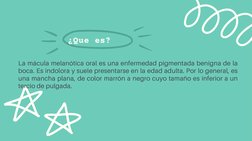 Mácula Melanótica Oral: Causas y Tratamiento | PDF