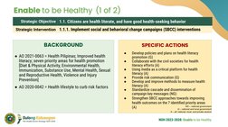 National Health Objectives 2023-2028 | PDF | Health Promotion ...