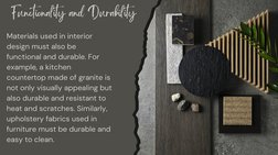 Interior Design Materials Overview | PDF | Building Materials ...