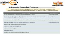 Understanding Amazon Easy Programme
Amazon Easy is an assisted shopping program for customers to walk in to an store & place