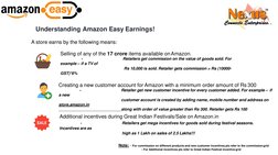 Understanding Amazon Easy Earnings!
A store earns by the following means:
Selling of any of the 17 crore items available onAm