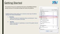 SolidWorks Motion Analysis Tutorial | PDF | Force | Simulation