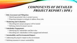 Dpr Report.pdf Understanding DPR and DBR in Projects | PDF | Risk | Project Management