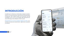 3
INTRODUCCIÓN
A medida que la industria se modernizaba, le seguía el manten-
imiento, con nuevas soluciones y herramientas q