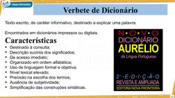 Estrutura e Exemplos de Verbete | PDF | Palavra | Enciclopédias