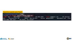 Search for a specific name “Frank”
