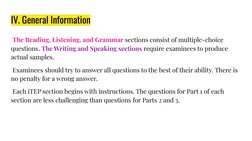 iTEP Exam Preparation Guide | PDF | Multiple Choice | English Language