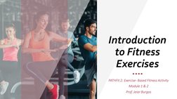 PATHFit 2: Intro to Fitness Exercises | PDF | Physical Fitness ...