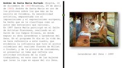 Andrés de Santa María Hurtado (Bogotá, 16 
de diciembre de 1860-Bruselas, 29 de abril 
de 1945) Andrés de Santa María es uno