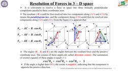 Resolution of Forces in Engineering Mechanics | PDF | Euclidean Vector ...