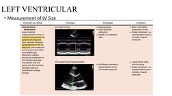 LEFT VENTRICULAR
• Measurement of LV Size
