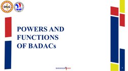 5
POWERS AND 
FUNCTIONS 
OF BADACs
