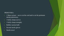 Primi and Multi Delivery Room Equipment | PDF | Surgery | Surgical Suture
