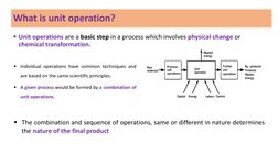 What Is Unit Operations Module Unit Operations in Food Processing | PDF