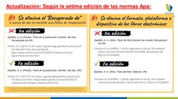 Actualización: Según la sétima edición de las normas Apa:
