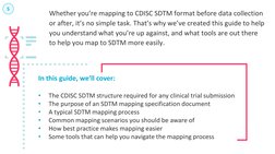 Sdtm Mapping Examples Best Practices for CDISC SDTM Mapping | PDF | Clinical Trial ...
