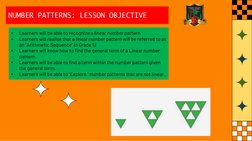 Grade 9 Number Patterns Worksheet | PDF