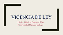 Vigencia de la Ley en Guatemala | PDF
