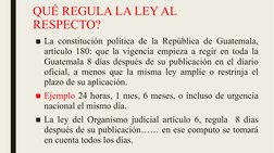 Vigencia de la Ley en Guatemala | PDF