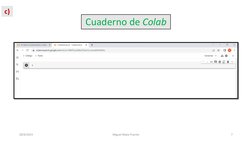 28/9/2023
Miguel Mejía Puente
7
Cuaderno de Colab
c)
