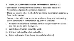 Fermenter Sterilization Techniques | PDF | Sterilization (Microbiology ...