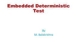 Overview of Embedded Deterministic Test | PDF | Information And ...
