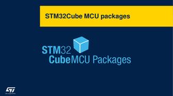 STM32Cube MCU packages
