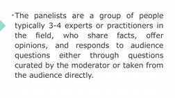Panel Member Examples Roles of Research Panel Members | PDF