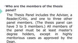 Roles of Research Panel Members | PDF