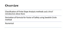 Swedish Circle Method for Slope Stability | PDF | Mechanics | Civil ...