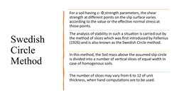Swedish Circle Method for Slope Stability | PDF | Mechanics | Civil ...