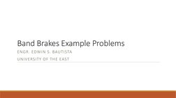 Band Brake Design Problems and Solutions | PDF | Brake | Force