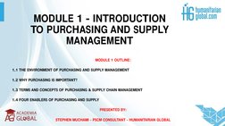 Introduction to Purchasing Management | PDF | Supply Chain | Supply ...