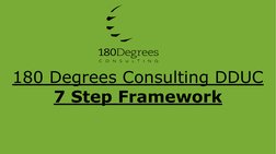 180 Degrees Consulting DDUC
7 Step Framework 
 
