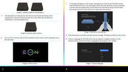 Image 3. Indicators light up red and green
5.
The blue light is an indicator for the Internet and should be flashing until it