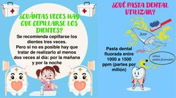 ¿CUÁNTAS VECES HAY 
QUE CEPILLARSE LOS 
DIENTES?
Se recomienda cepillarse los 
dientes tres veces.
Pero si no es posible hay
