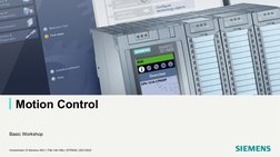 Motion Control
Basic Workshop
Unrestricted | © Siemens 2021 | Trần Văn Hiếu | SITRAIN | 2021/2022
