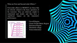 Second Order Effects in MOSFETs Explained | PDF | Mosfet | Field Effect ...