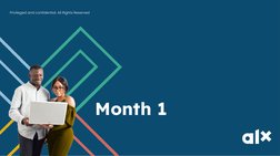 Privileged and confidential. All Rights Reserved
Month 1
