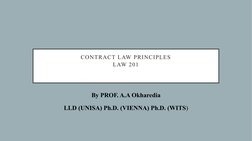South African Contract Law Principles | PDF | Offer And Acceptance ...
