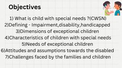 Understanding Children with Special Needs | PDF | Disability | Learning ...