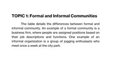 Community Typologies Explained | PDF | Community